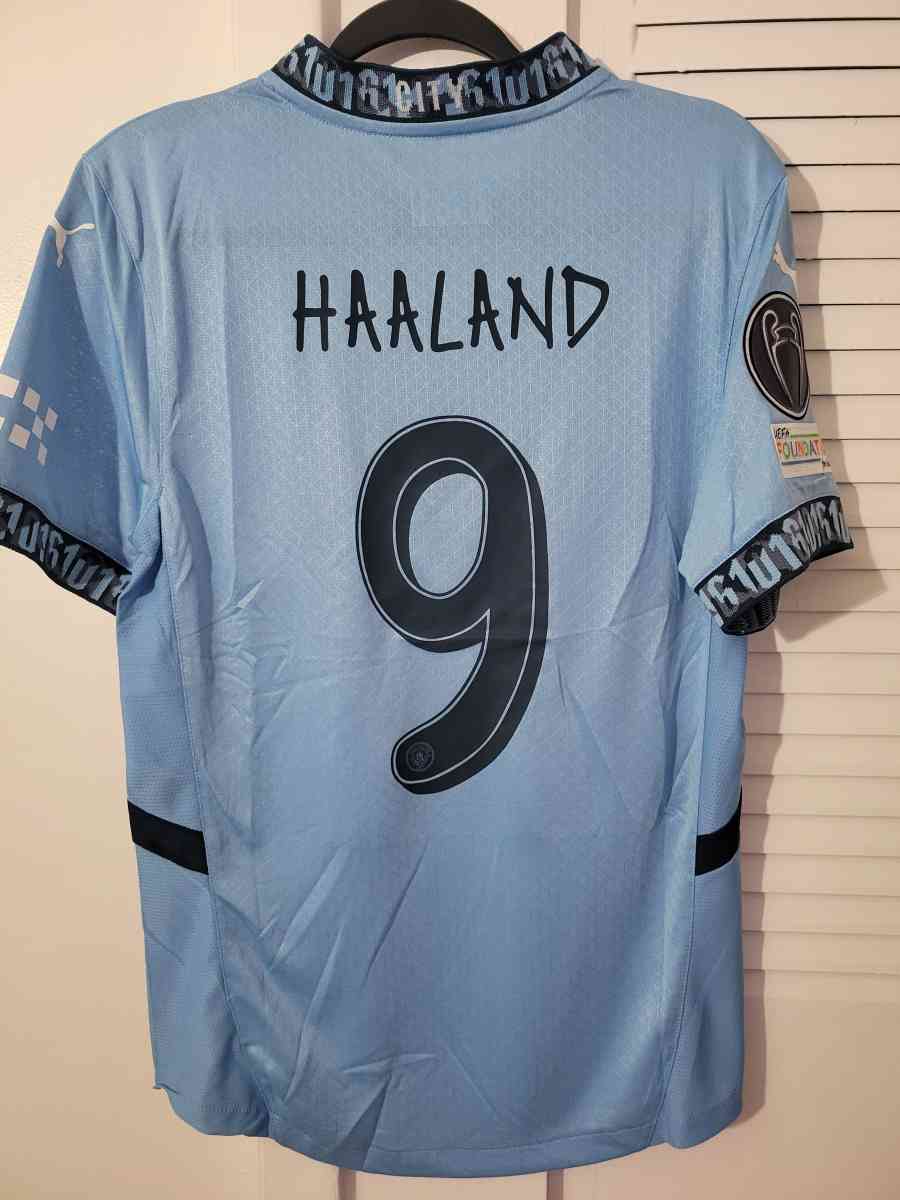 Manchester City Jersey Soccer 2025 Player Version Haaland - Miami, Florida