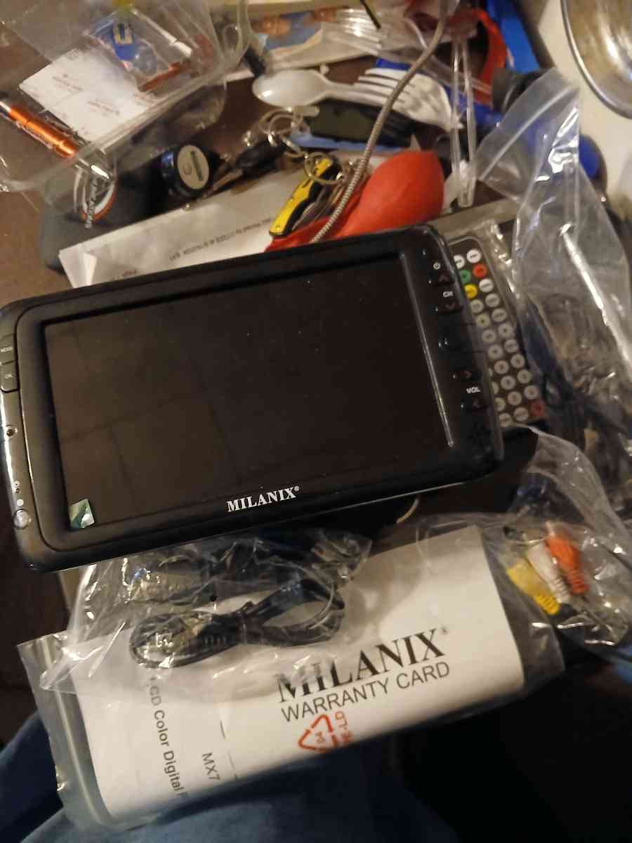 LCD color digital portable TV by milanix - Adrian, Michigan