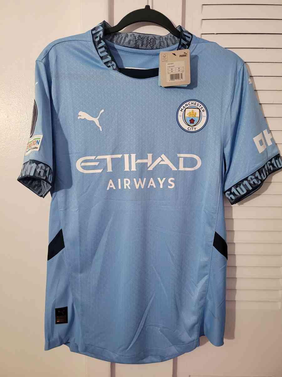 Manchester City Jersey Soccer 2025 Player Version Haaland - Miami, Florida - FleaMarketBay
