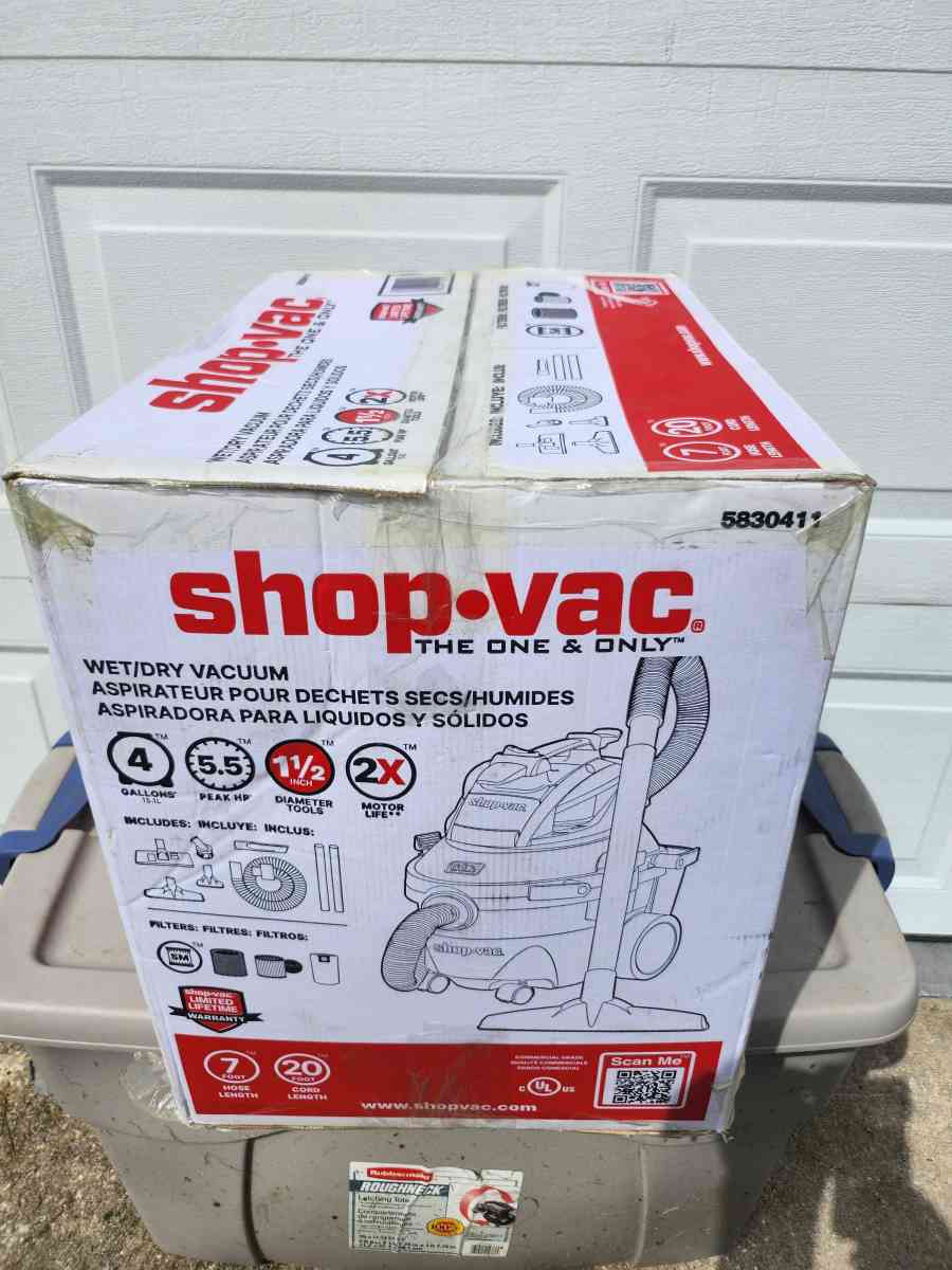 Shop Vac Portable Wet Dry Vacuum - Homosassa, Florida - FleaMarketBay