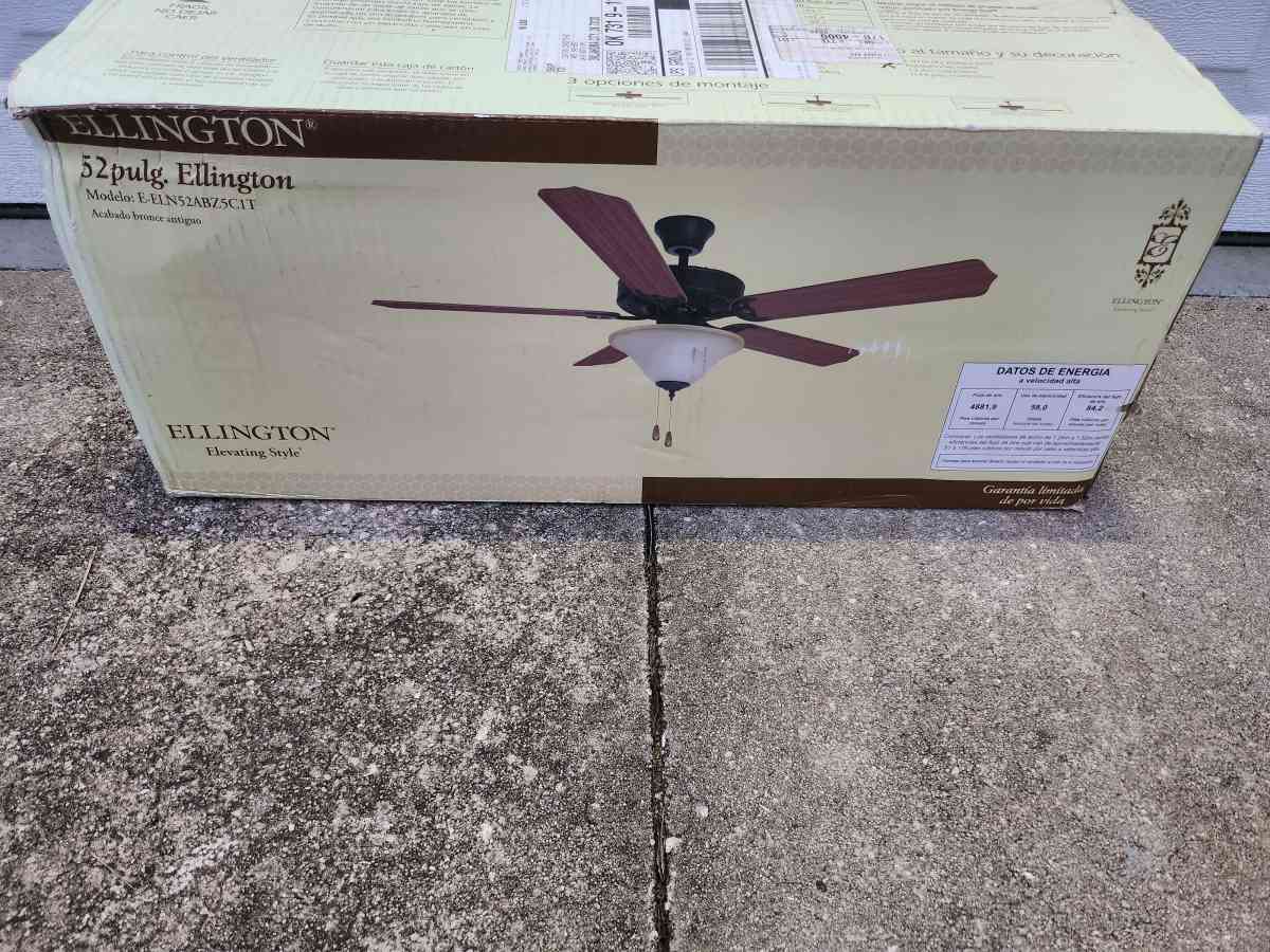 Ellington 52 Inch Ceiling Fan - Homosassa, Florida - FleaMarketBay