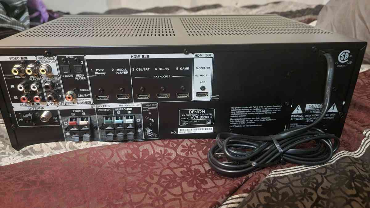 Denon  AVR S530BT - Dixon, California - FleaMarketBay