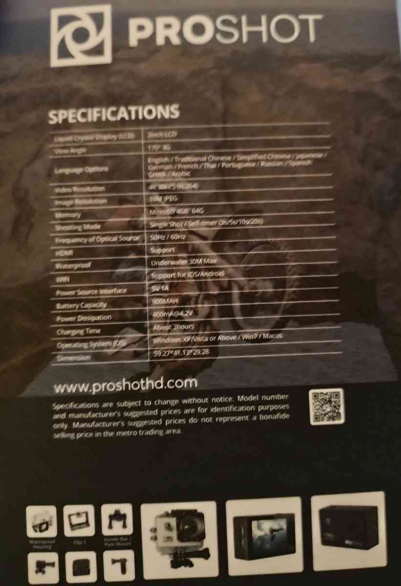 ProShot with memory card - Los Angeles, California - FleaMarketBay