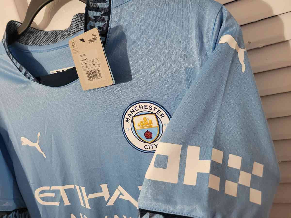 Manchester City Jersey Soccer 2025 Player Version Haaland - Miami, Florida - FleaMarketBay