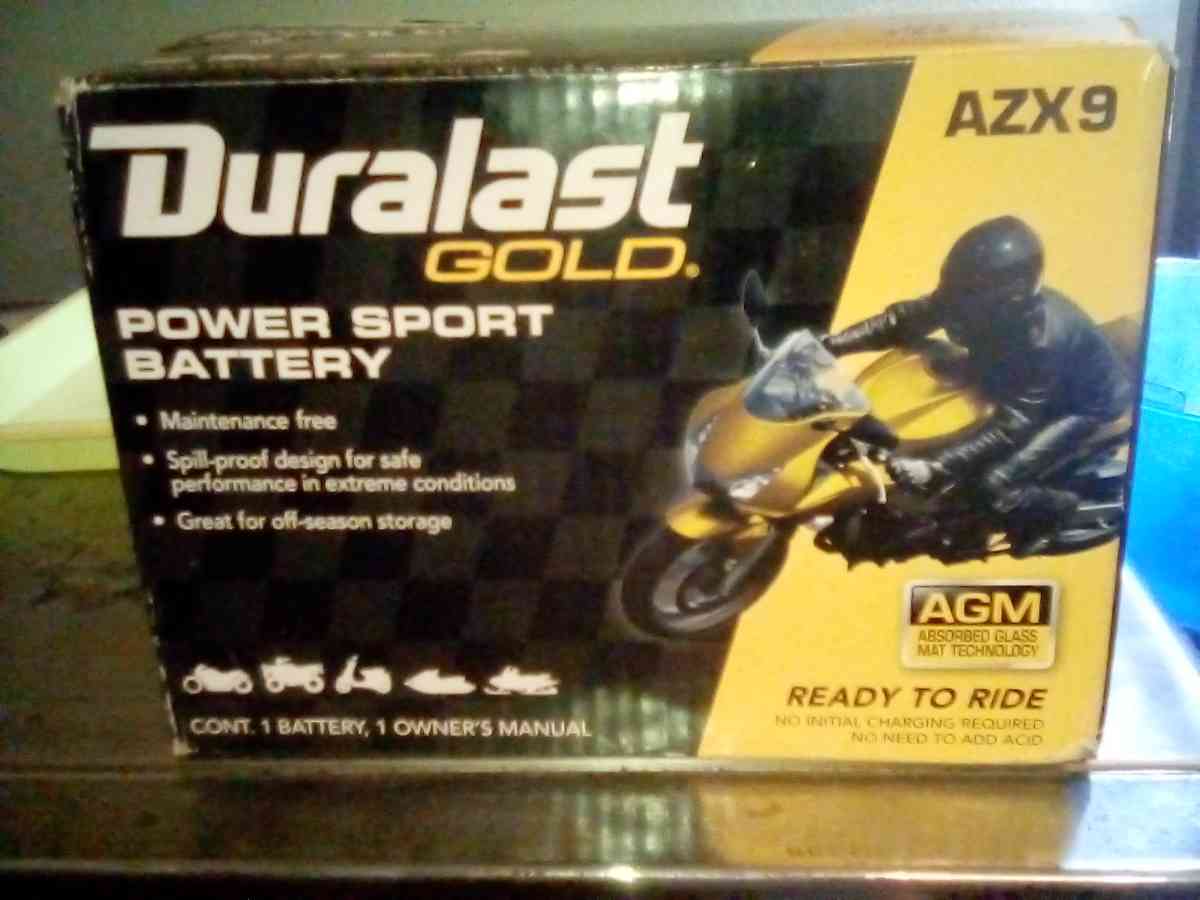 Duralast AZX9 power sport battery - Las Vegas, Nevada - FleaMarketBay