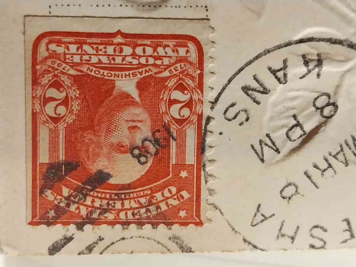 1900 stamps - Ainsworth, Nebraska