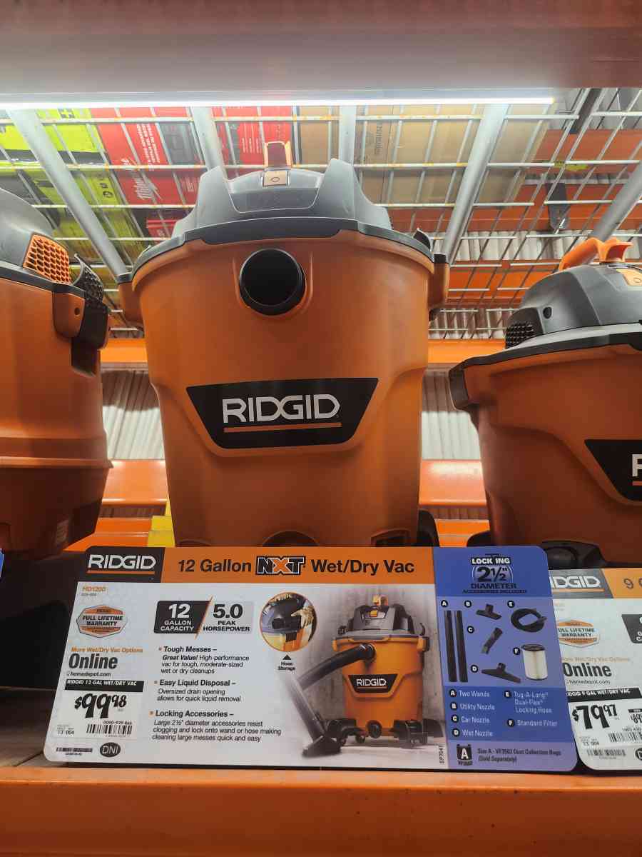 Ridgid 12 Gallon NXT Wet Dry Vac - Homosassa, Florida - FleaMarketBay