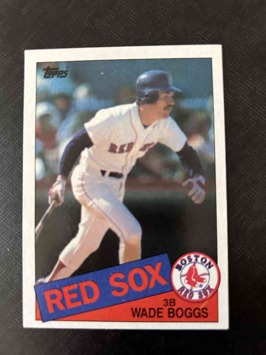 1985 Topps Wade Boggs baseball card - Howell, Michigan