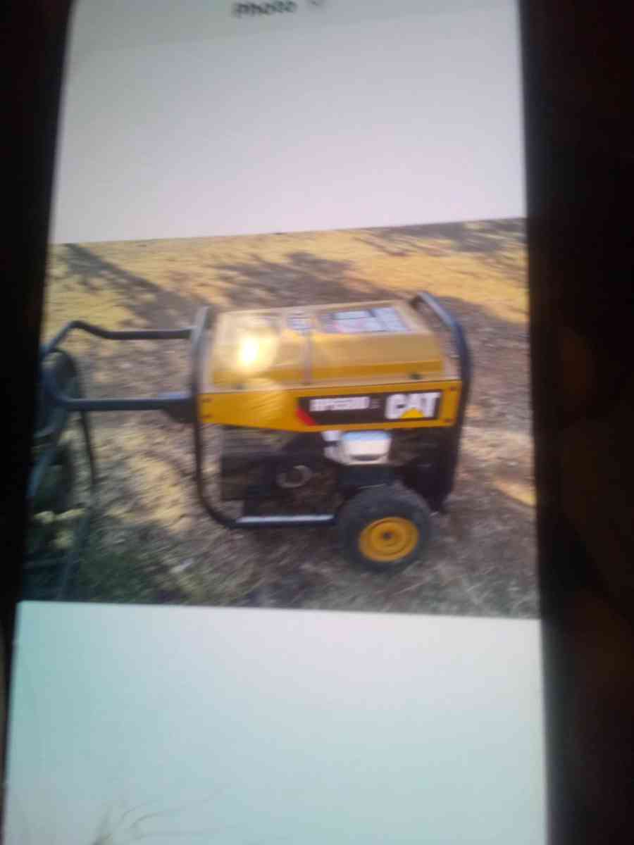 CAT RP6500 GAS POWERED PORTABLE GENERATOR  and homelite 4400 - Oroville, California - FleaMarketBay