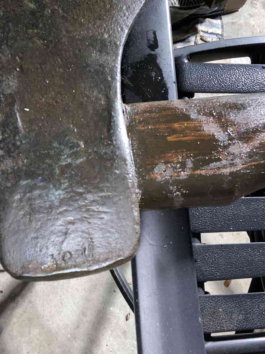 restored 1896 antique felling axe - Dalton, Georgia - FleaMarketBay