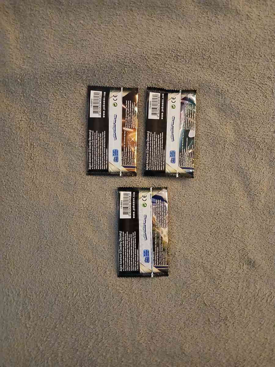 3 Pokemon Trading Cards Booster Packs 2024 - North Hollywood, California - FleaMarketBay