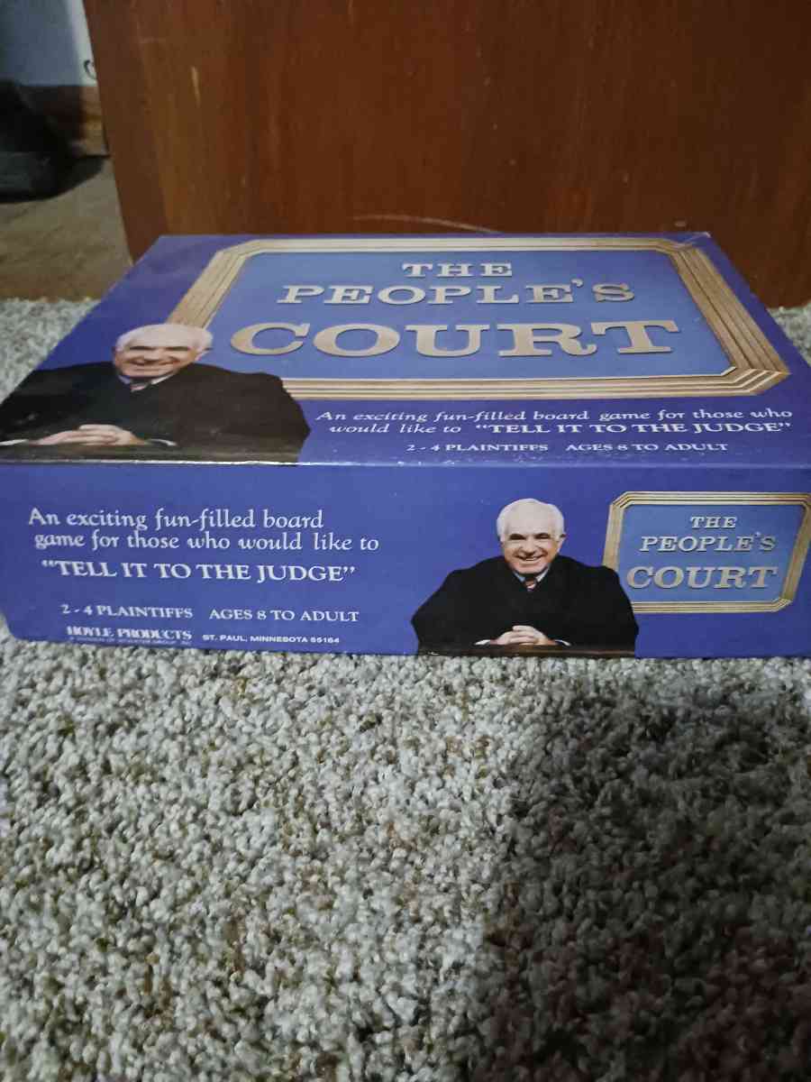 The Peoples Court Board Game - Chicago, Illinois - FleaMarketBay