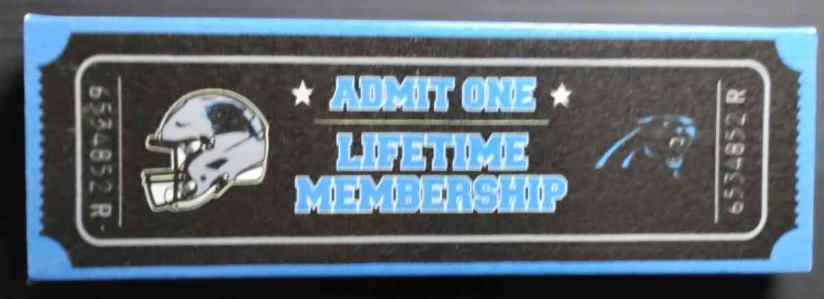 Licensed NFL lifetime membership ticket  framed canvas print - Hendersonville, North Carolina