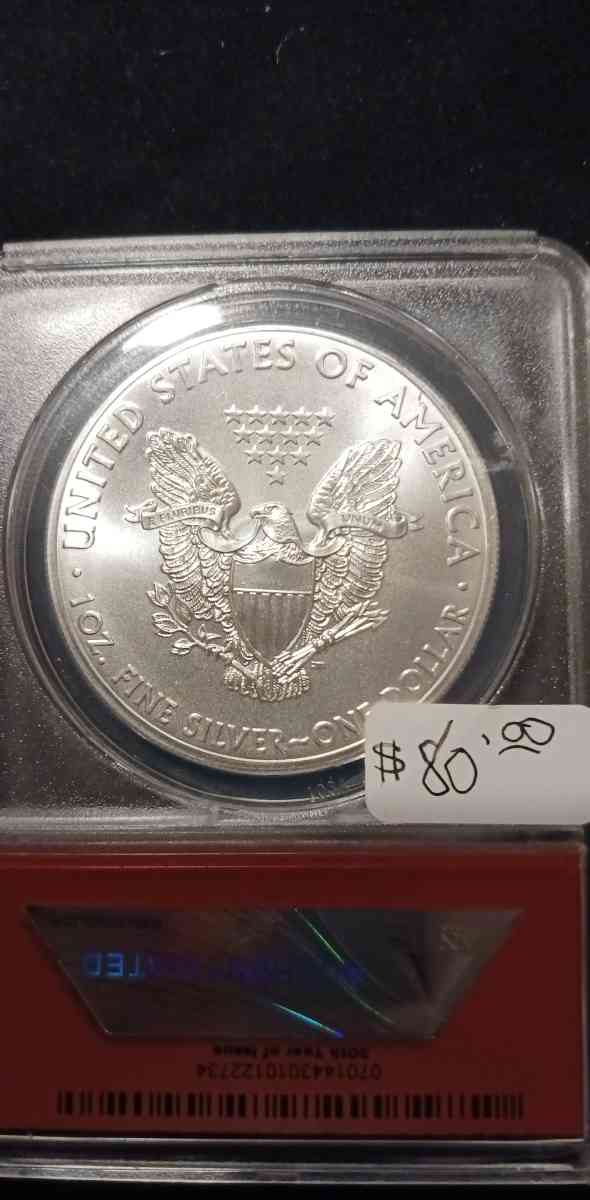 2019 American Silver Eagle Philadelphia uncirculated - Smithtown, New York - FleaMarketBay