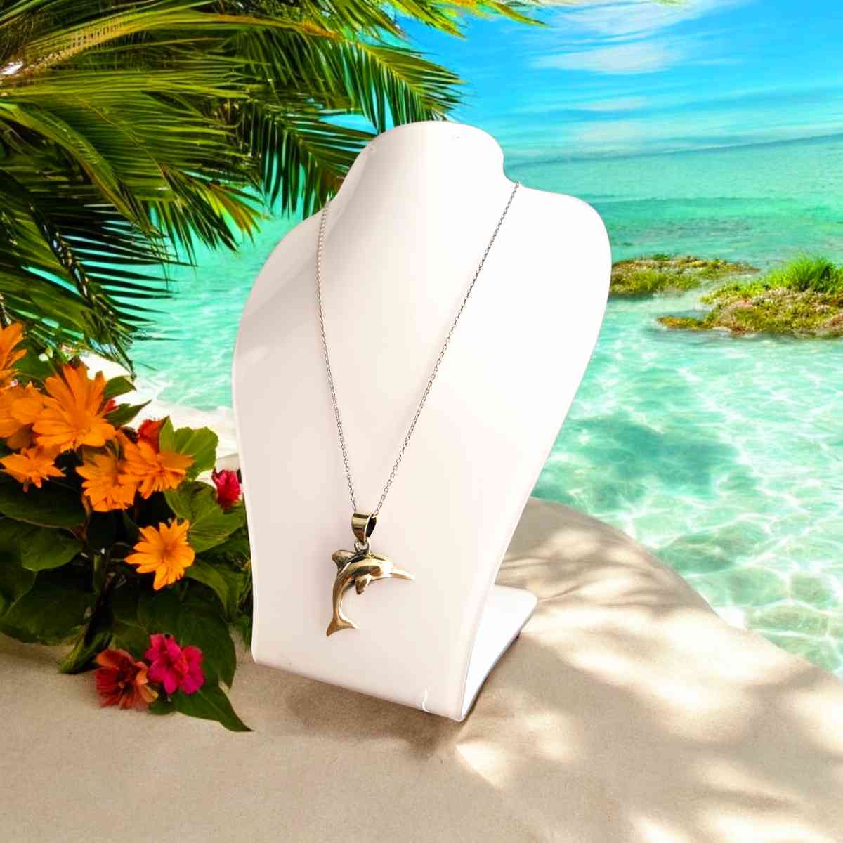 sterling silver 925 dolphin pendant - Honolulu, Hawaii - FleaMarketBay