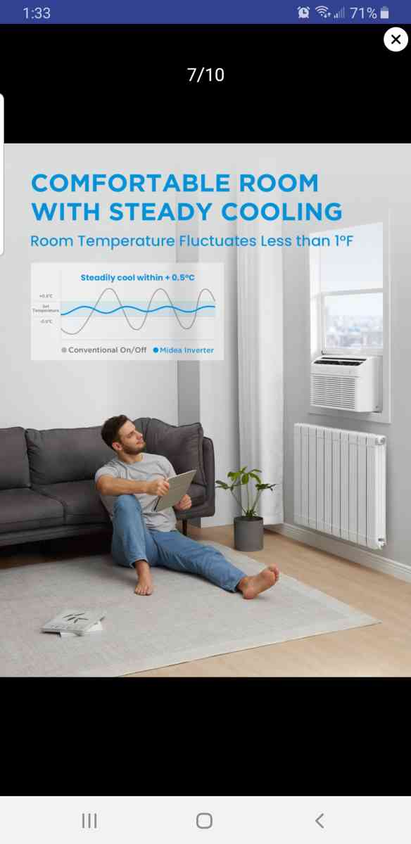 Midea air conditioner 12000 BTU window air conditioner - Mount Juliet, Tennessee - FleaMarketBay