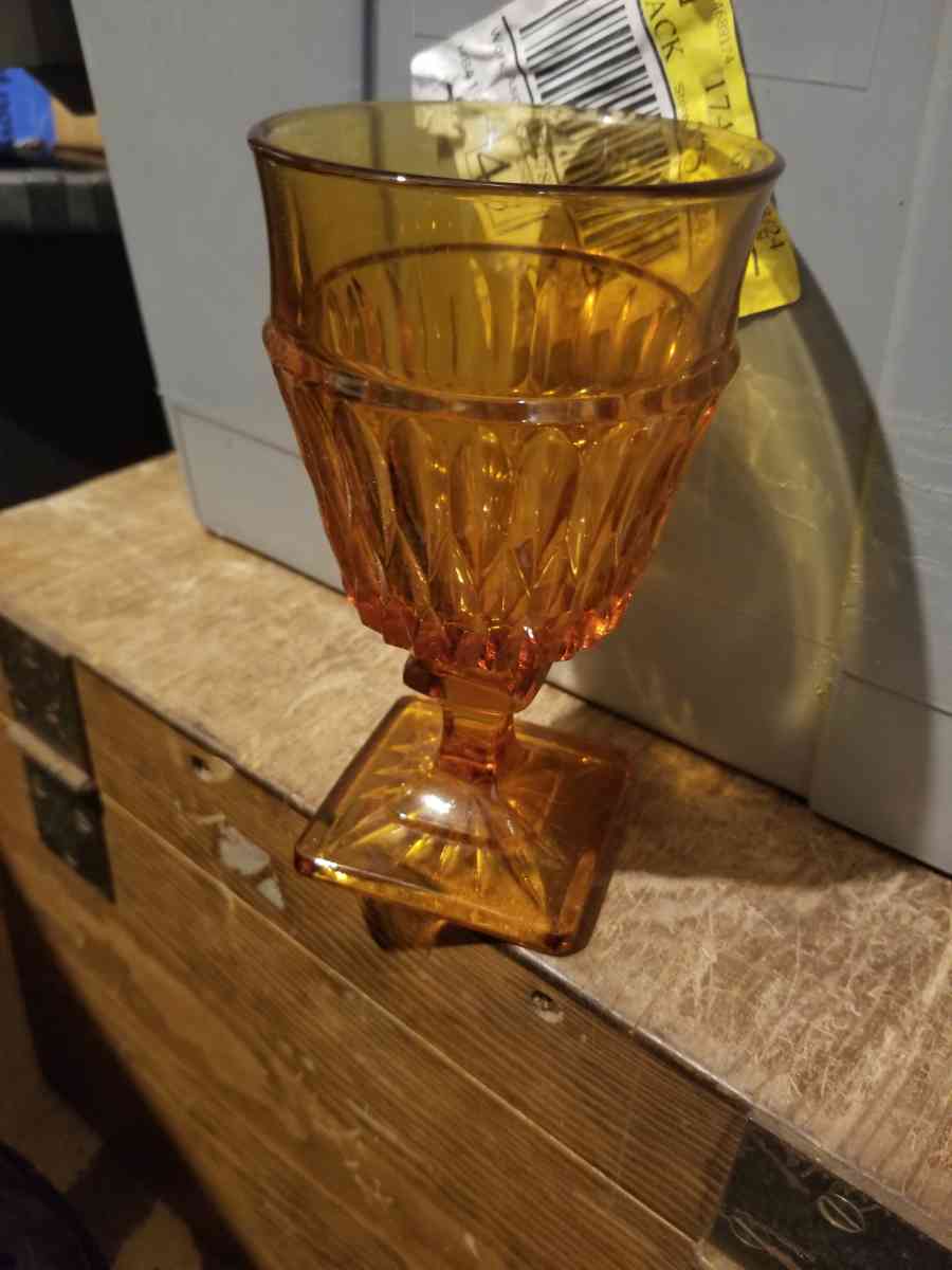 Antique Indiana ware Gobblets set pf 10 - Brazoria, Texas