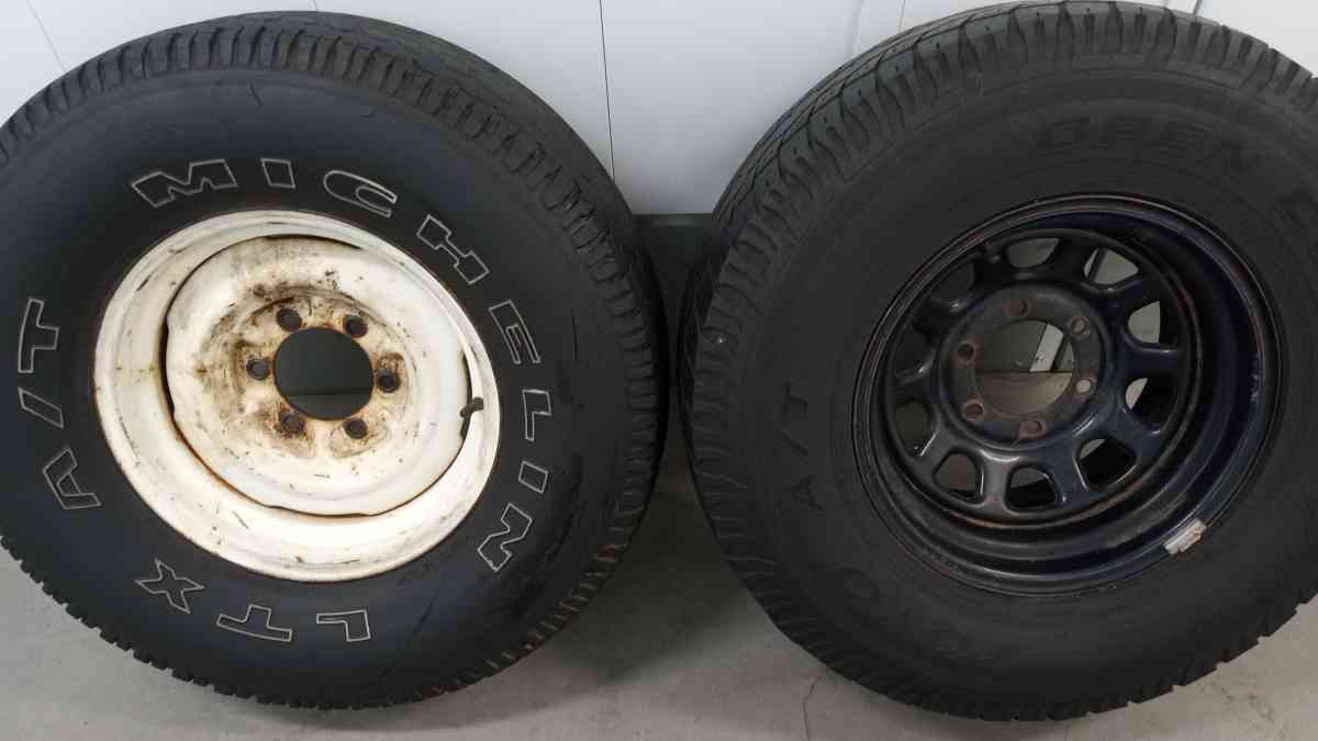 the  set of 4 tires and wheels R15 - Belmont, California - FleaMarketBay