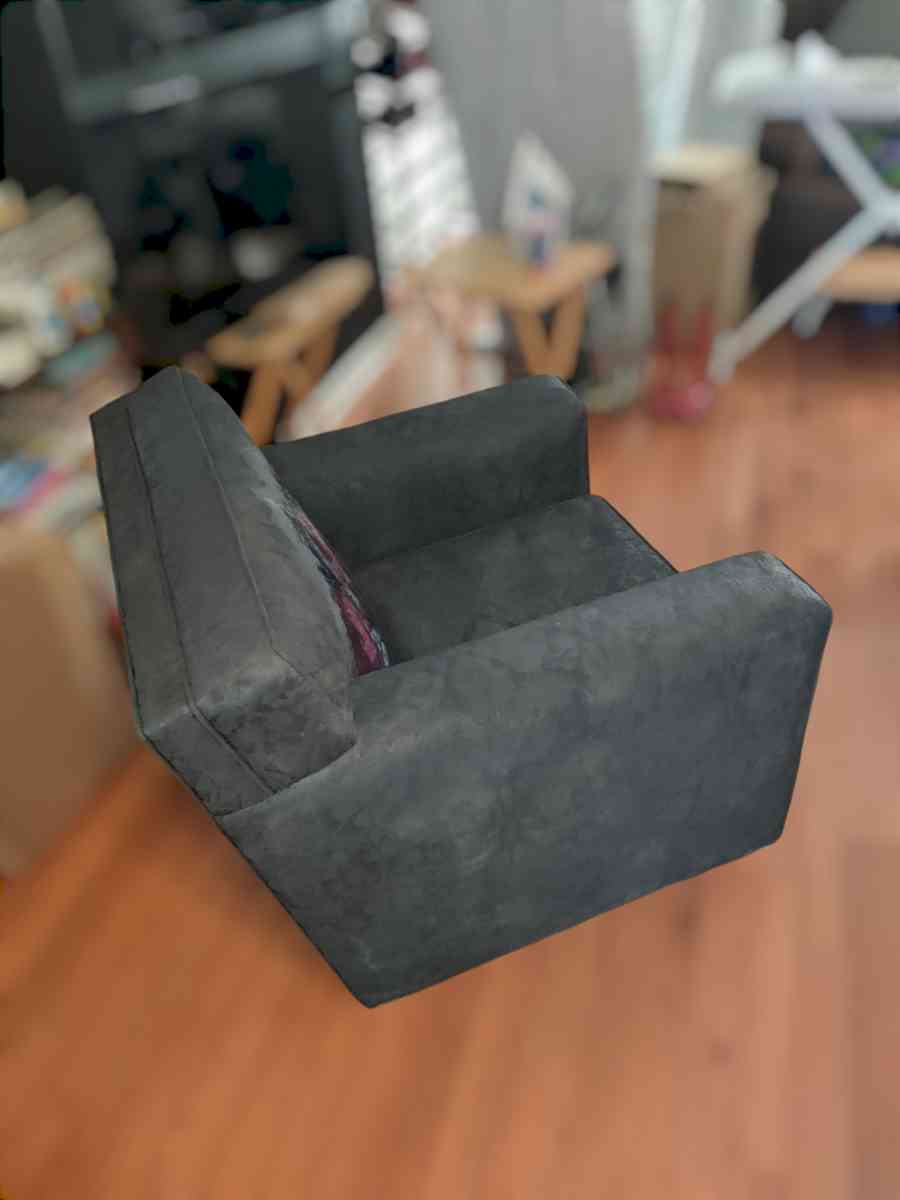 Charcoal Gray Accent Chair - Baltimore, Maryland - FleaMarketBay
