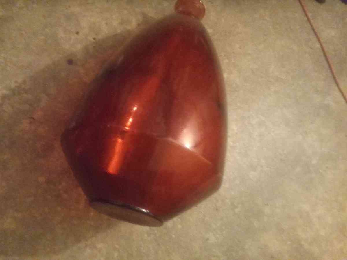 tall large red glass vase - Acworth, Georgia - FleaMarketBay