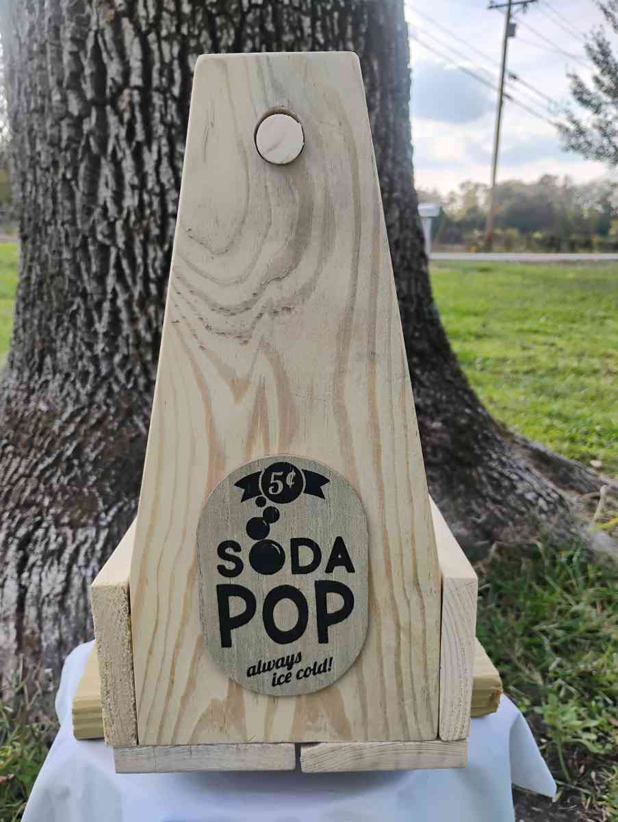 Wooden 6 Pack Soda Bottle Carrier - Christiana, Tennessee - FleaMarketBay