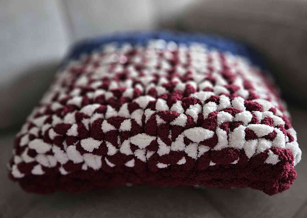 Red White and Blue Throw Pillow - Durham, North Carolina - FleaMarketBay