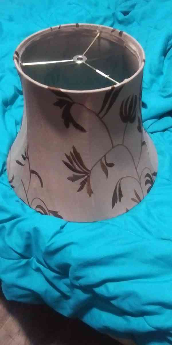 Brown Antique Lamp Shade new - Marlin, Texas - FleaMarketBay