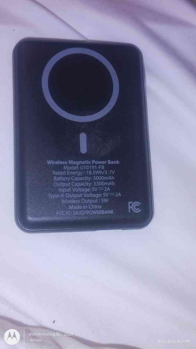 iJOY 5000mAh wireless battery pack - Springfield, Missouri - FleaMarketBay