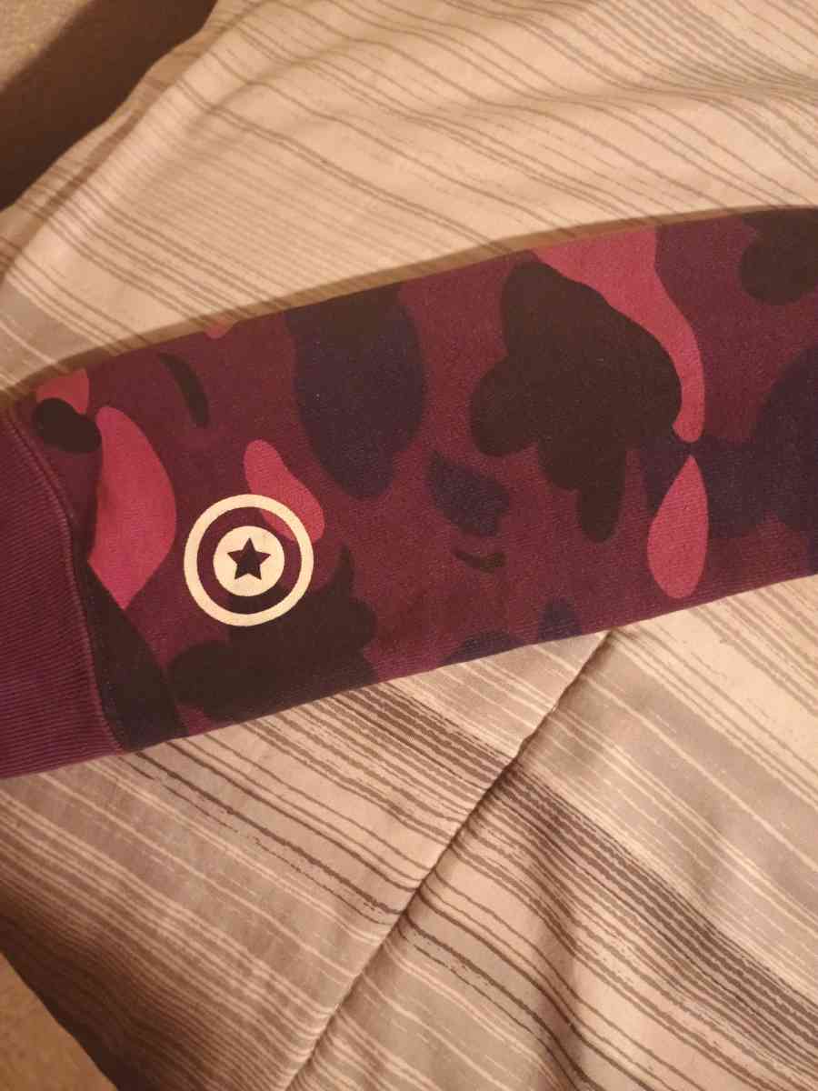 Purple Bape Full Zip Jacket - Harlem, Georgia - FleaMarketBay