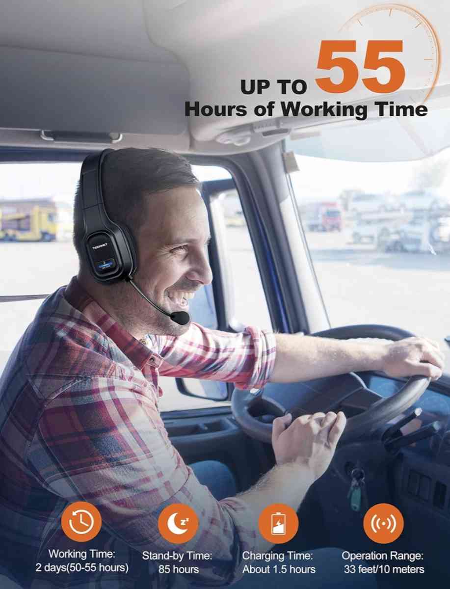 TECKNET Trucker Bluetooth Headphones - Athens, Alabama - FleaMarketBay