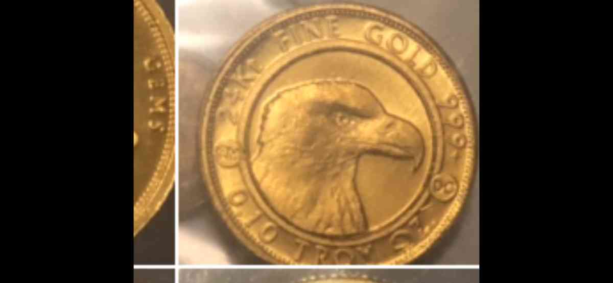 2019 Gold Proof coin - Dawson, Georgia - FleaMarketBay