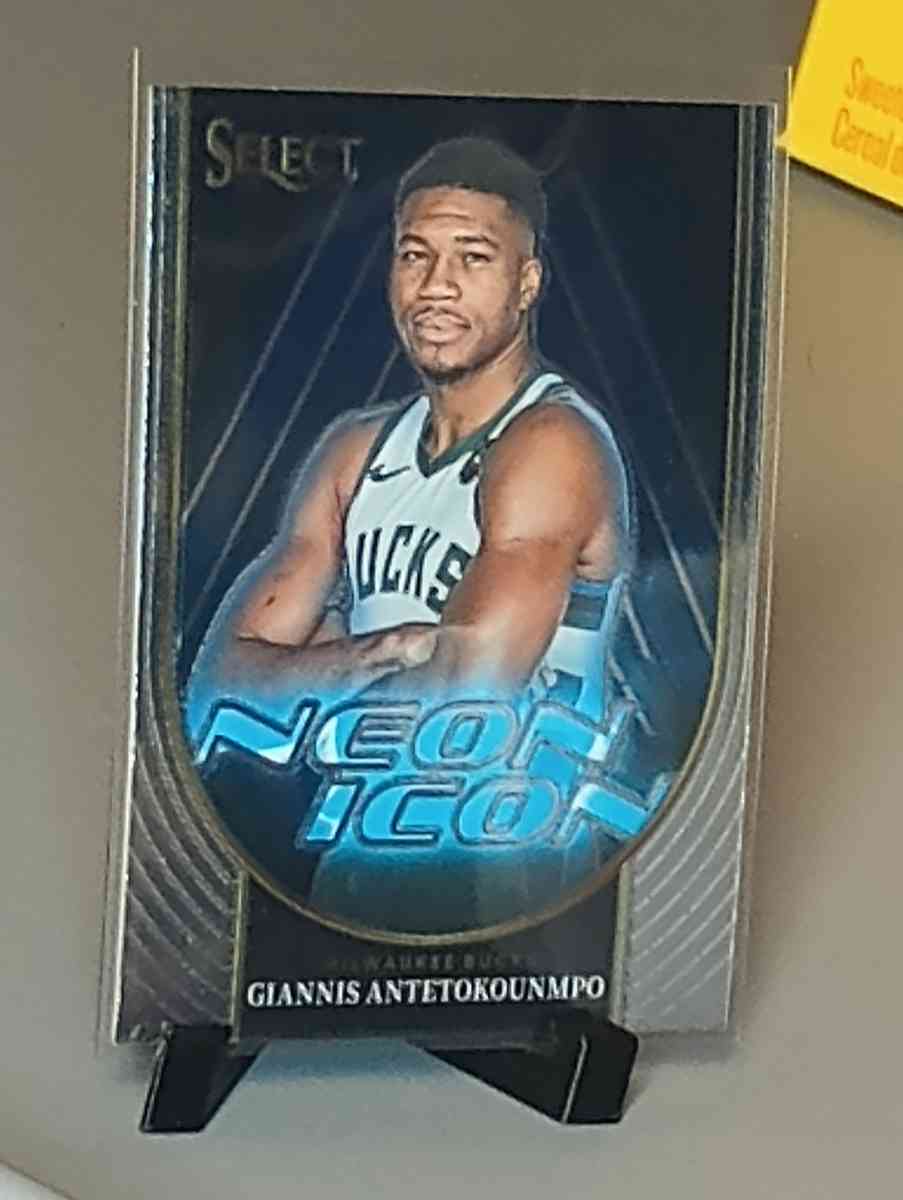 2324 select neon icon Giannis Antetokounmpo 1 - Chatham, Illinois - FleaMarketBay
