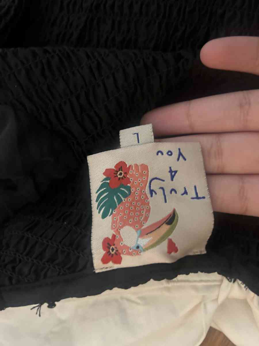 Long black Vintage Summer dress - Brentwood, New York - FleaMarketBay