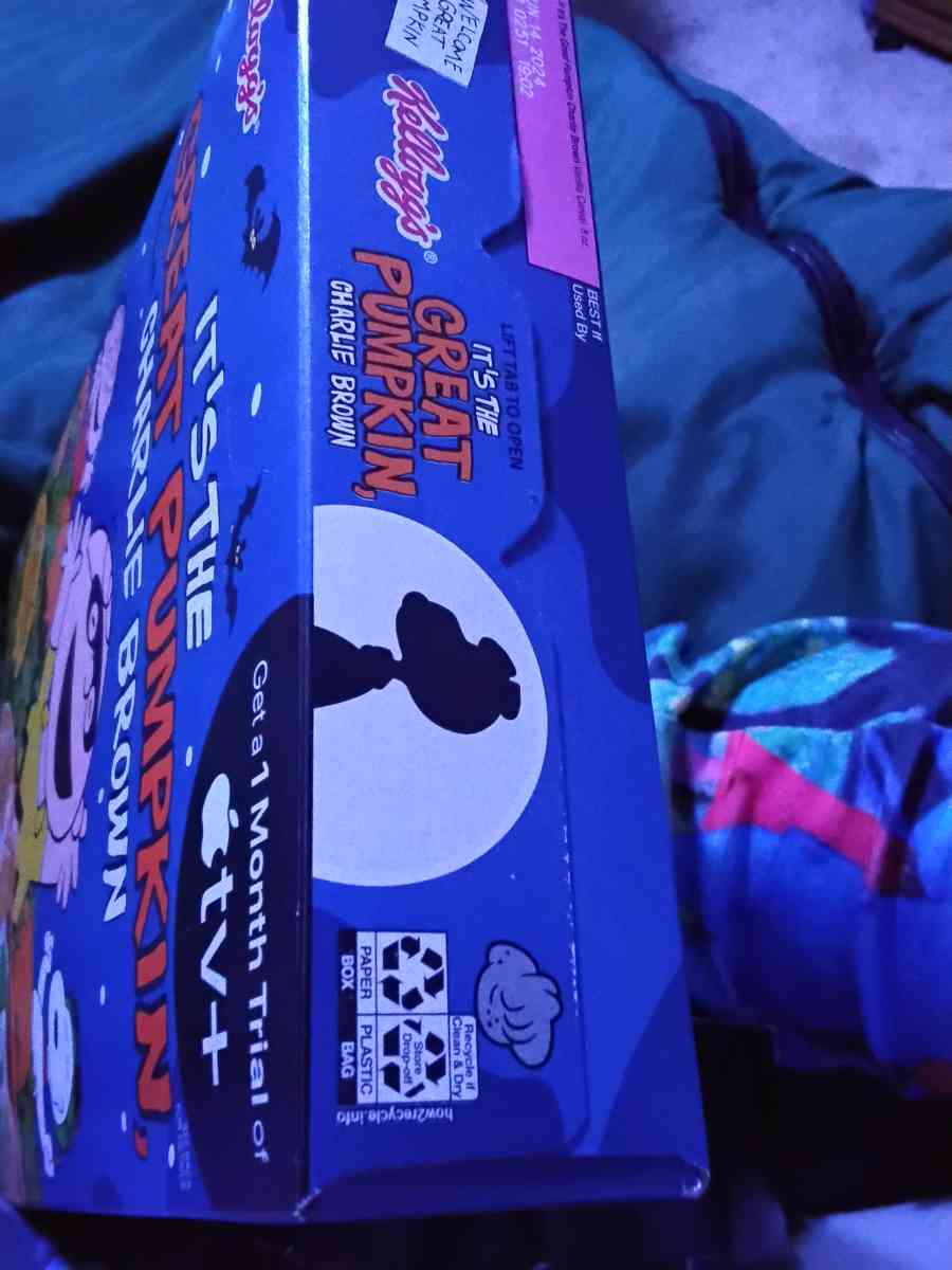 Collective box of ITS THE Great PUMPKIN CHARLIE BROWN cereal - East Wenatchee, Washington - FleaMarketBay