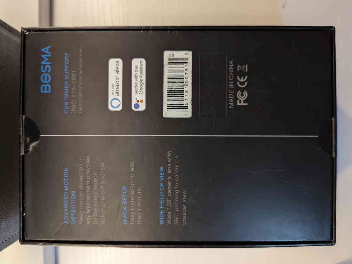bosma X1 lite  security camera - Leesburg, Florida - FleaMarketBay