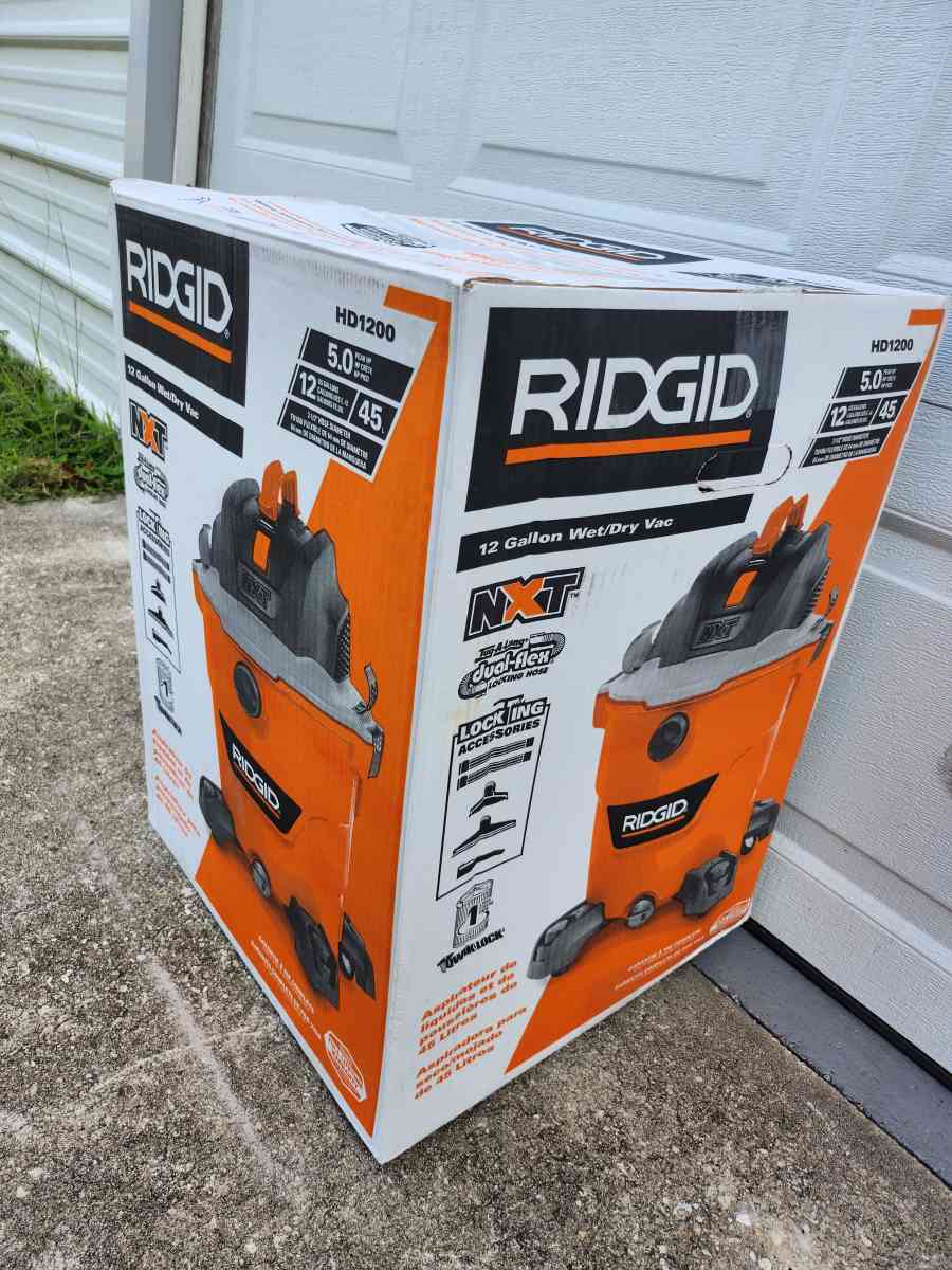 Ridgid 12 Gallon NXT Wet Dry Vac - Homosassa, Florida - FleaMarketBay