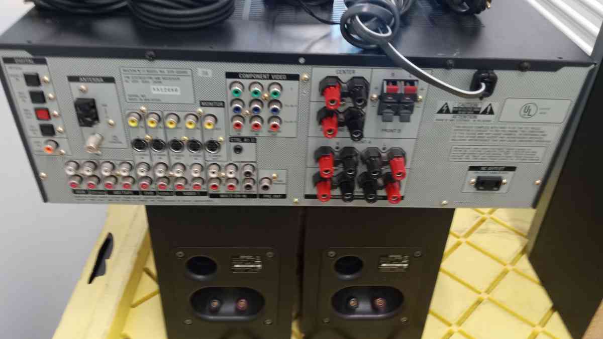 the receiver Sony digital audio video control center CR antt - Belmont, California - FleaMarketBay