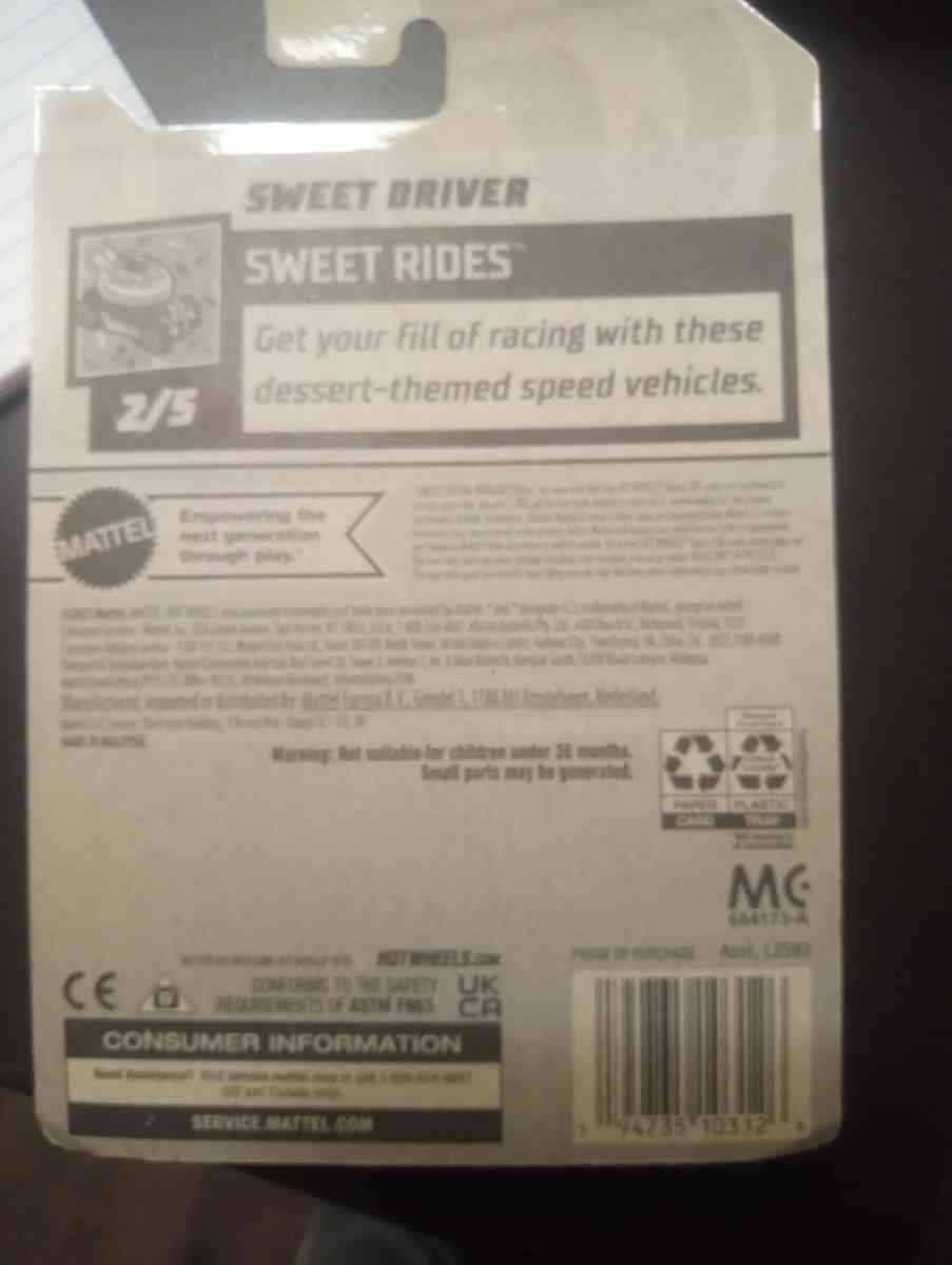 Hot Wheels Sweet Driver Sweet rides 9 250 - Beaumont, Texas - FleaMarketBay