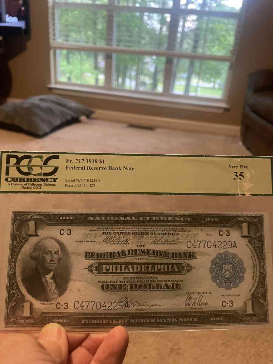 1918 FRN VF35 - Dawson, Georgia