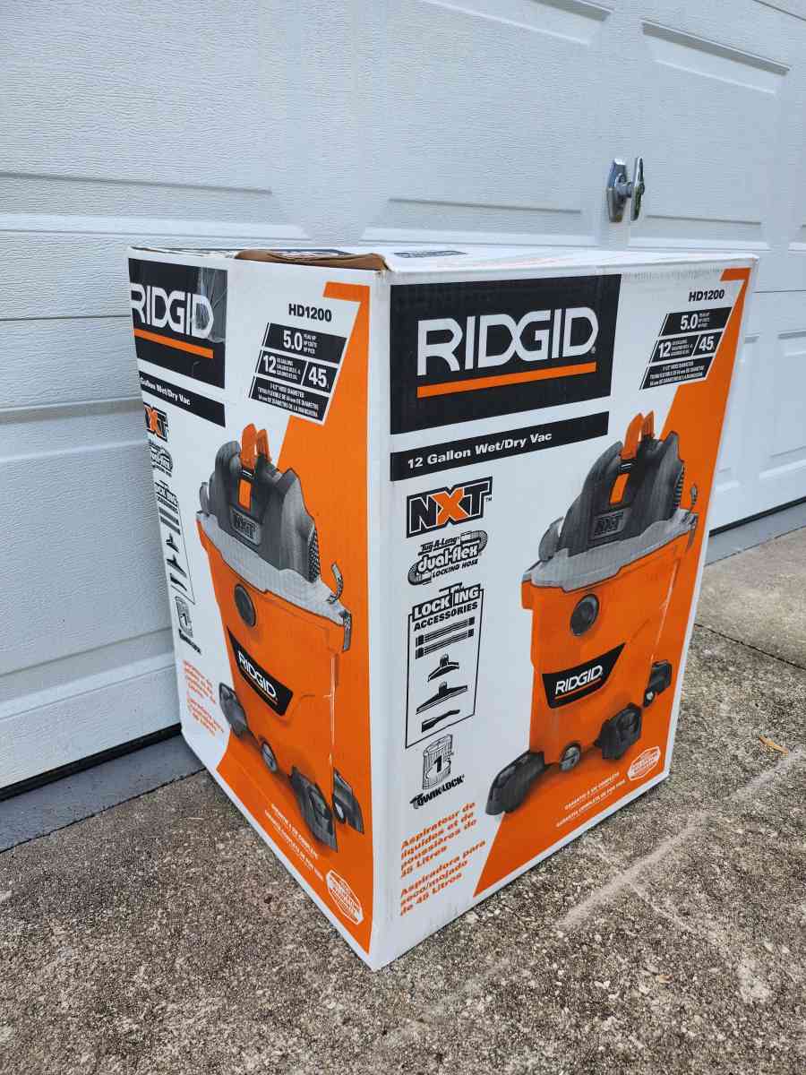 Ridgid 12 Gallon NXT Wet Dry Vac - Homosassa, Florida - FleaMarketBay