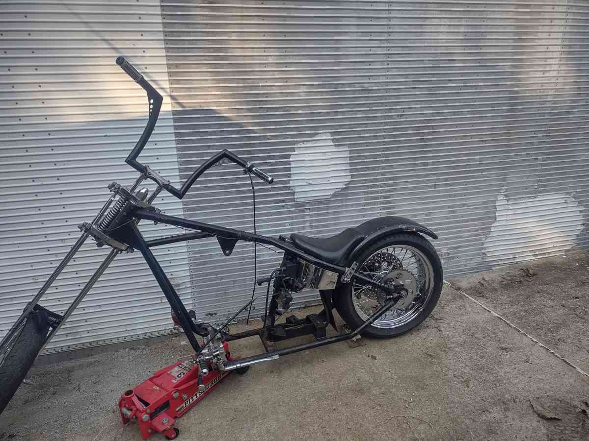 1976 Harley hardtail 4speed chopper rolling chassis - Adamsville, Alabama - FleaMarketBay