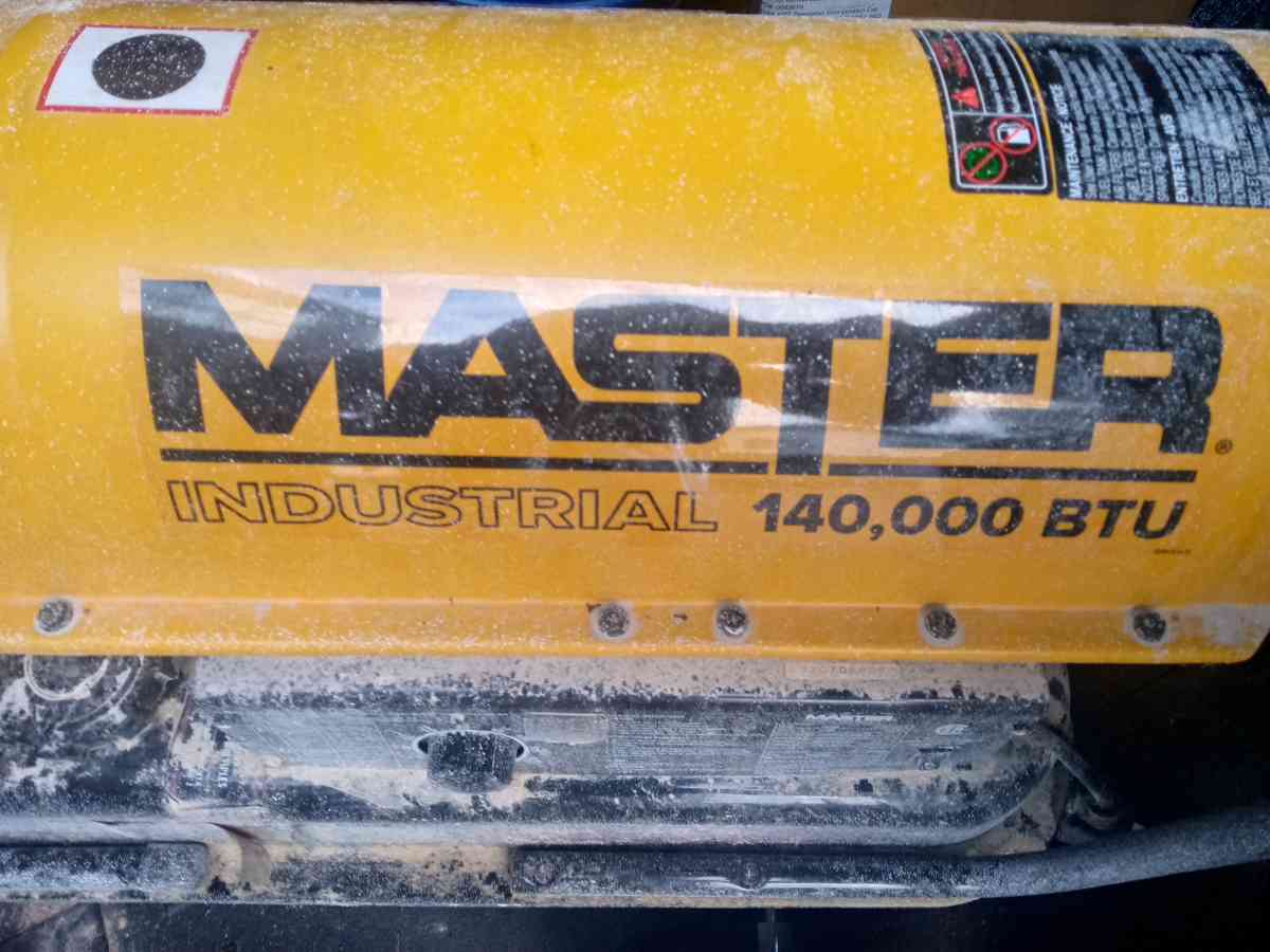 140000 BTU heater its a master diesel - Oregon City, Oregon - FleaMarketBay