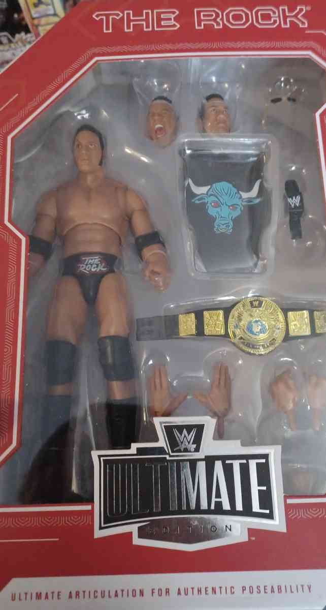 WWE The Rock Greatest Hits Action Figure - Brick, New Jersey - FleaMarketBay