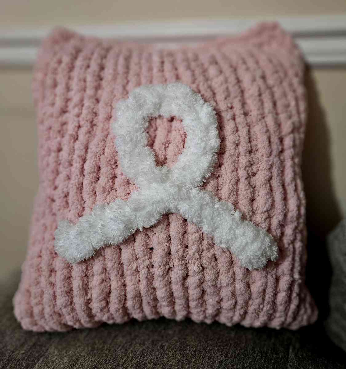 Breast Cancer Throw Pillow - Durham, North Carolina - FleaMarketBay
