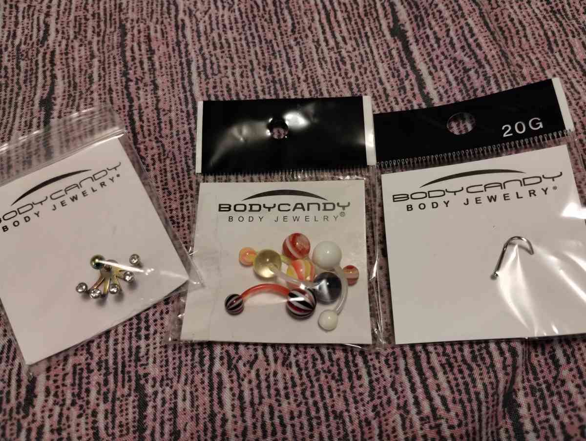 20g 14g 16g BodyCandy body jewlery nose ring eyebrow belly - Wilson, North Carolina - FleaMarketBay