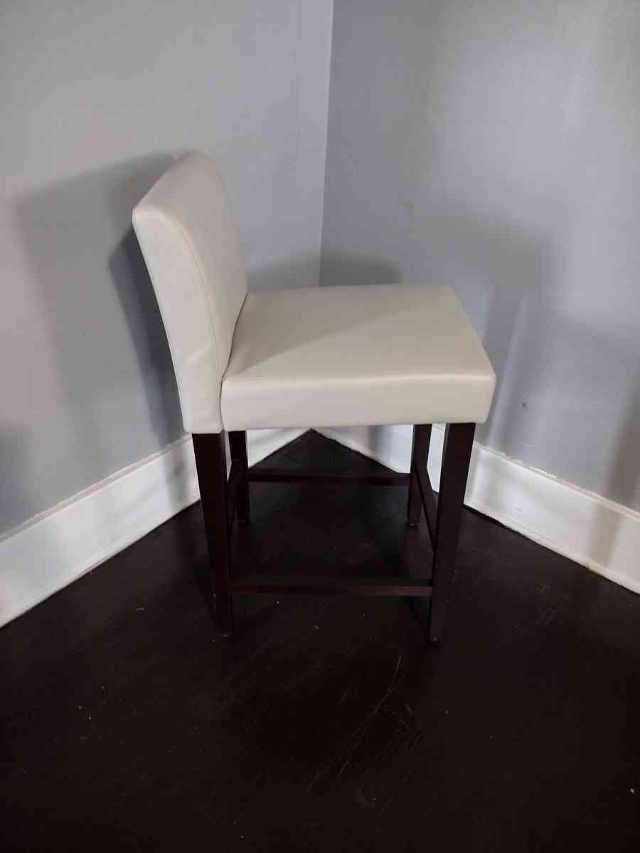 Elijah Light Gray Faux Leather Bar Counter Stool - Detroit, Michigan - FleaMarketBay