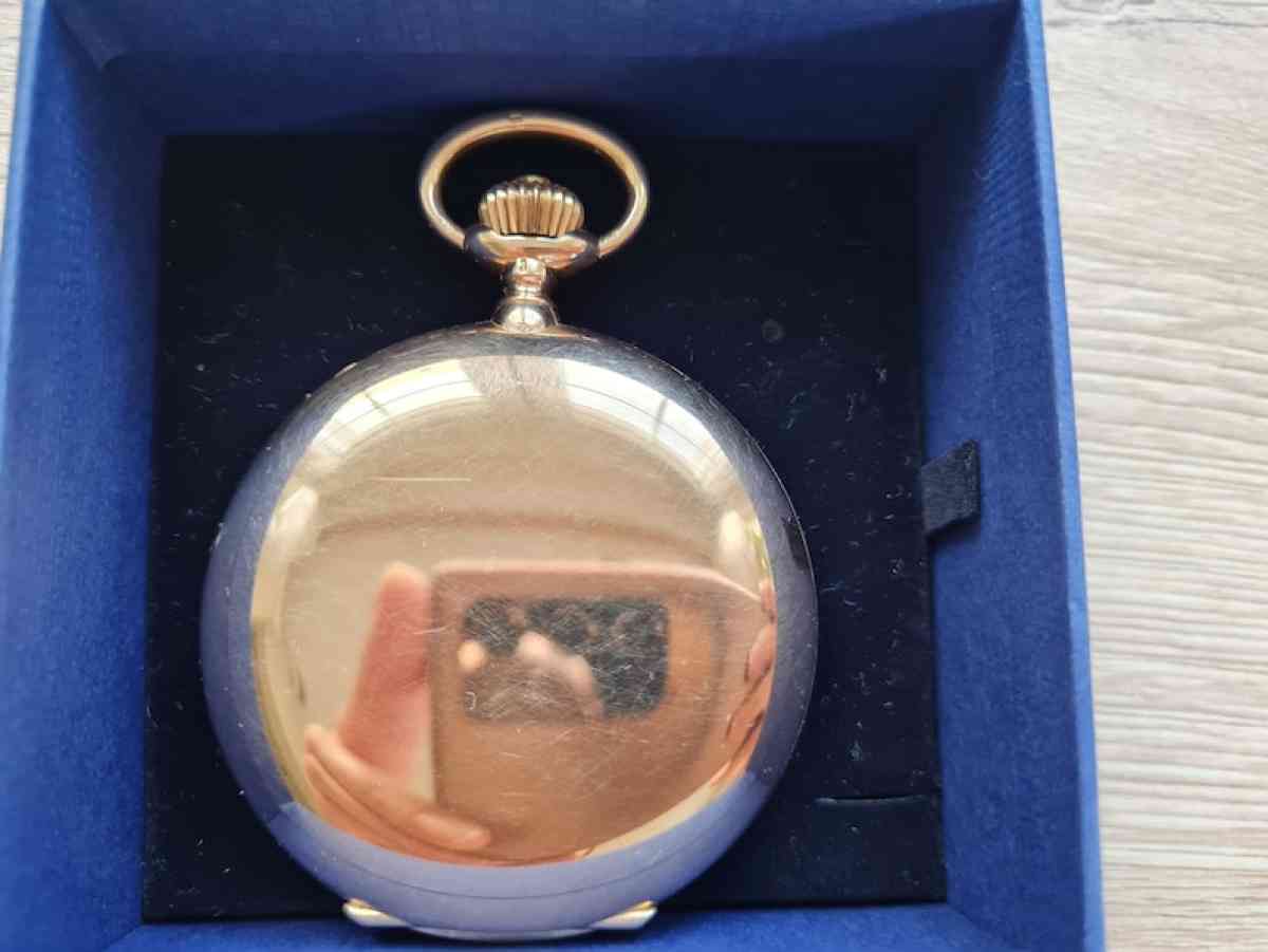 RARE FANCY HAND SOLID 14 K GOLD IWCSchaffhausen Pocket Watch - Addison, Michigan - FleaMarketBay