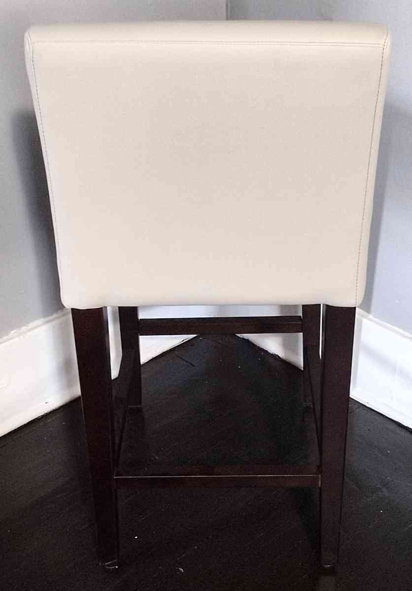 Elijah Light Gray Faux Leather Bar Counter Stool - Detroit, Michigan - FleaMarketBay