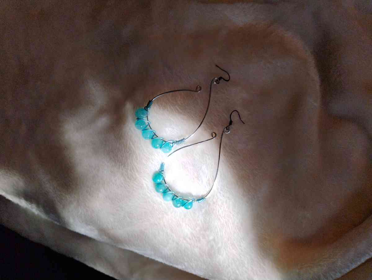 handmade recycled copper wire earrings - Atlanta, Georgia - FleaMarketBay