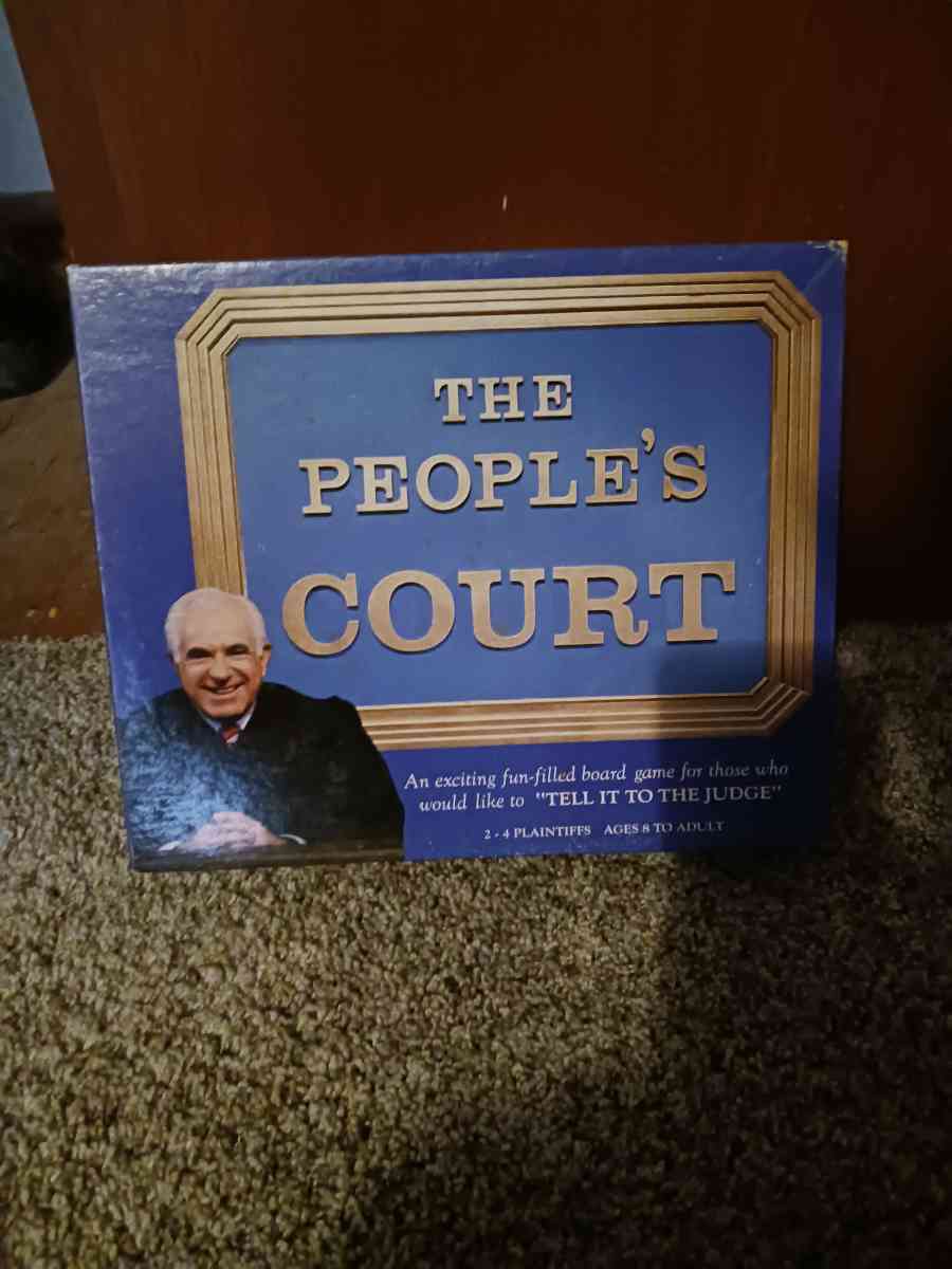 The Peoples Court Board Game - Chicago, Illinois - FleaMarketBay